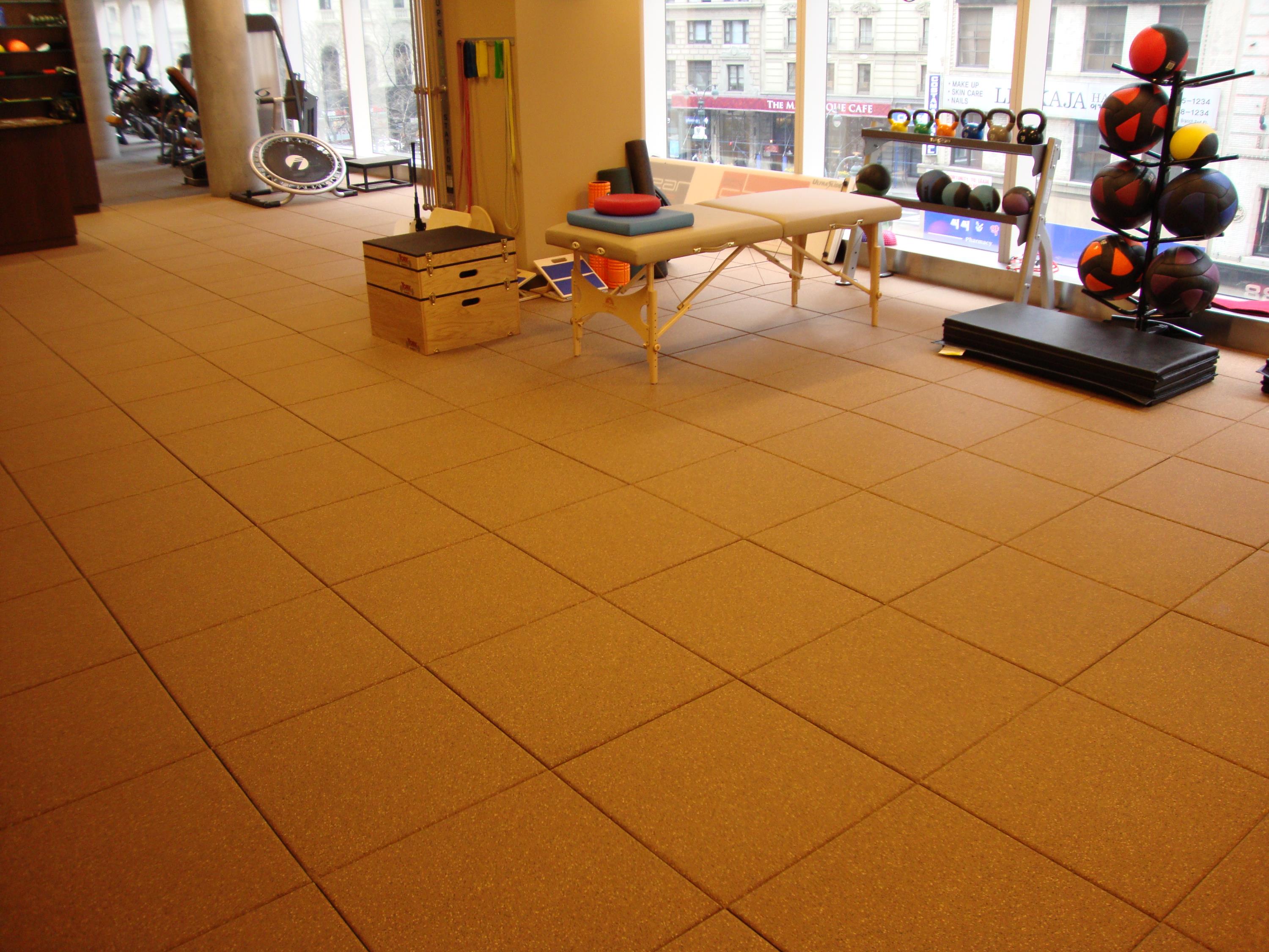 Fitness Flooring, Athletic Surfaces, Military Gyms using our rubber tiles. Fitness Flooring using Unity's 1 3/8" thick Tough-Land Series